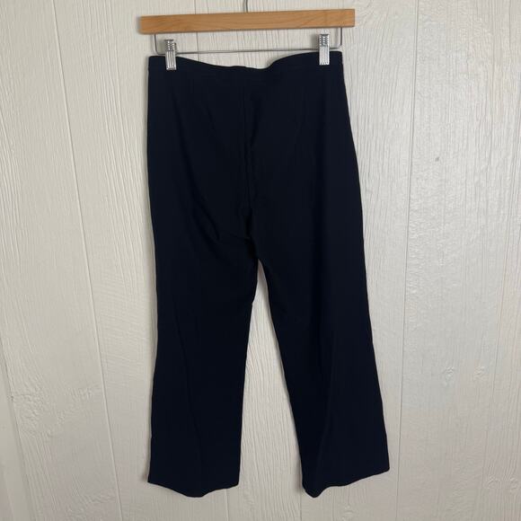 Eileen Fisher Black Pull On Elastic Waist Pants Size XS Minimalist Contemporary - Picture 4 of 12